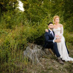 fotografie in natura cu miri, sedinta foto in ziua nuntii